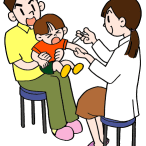 Vacunación de niño pequeño